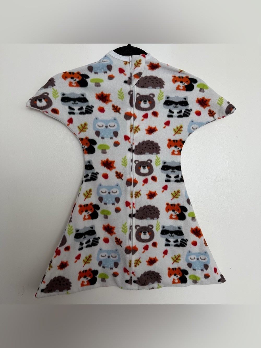 Sleeping Baby Zipadee Zip Fleece Swaddle Transition Size Small 4-8M